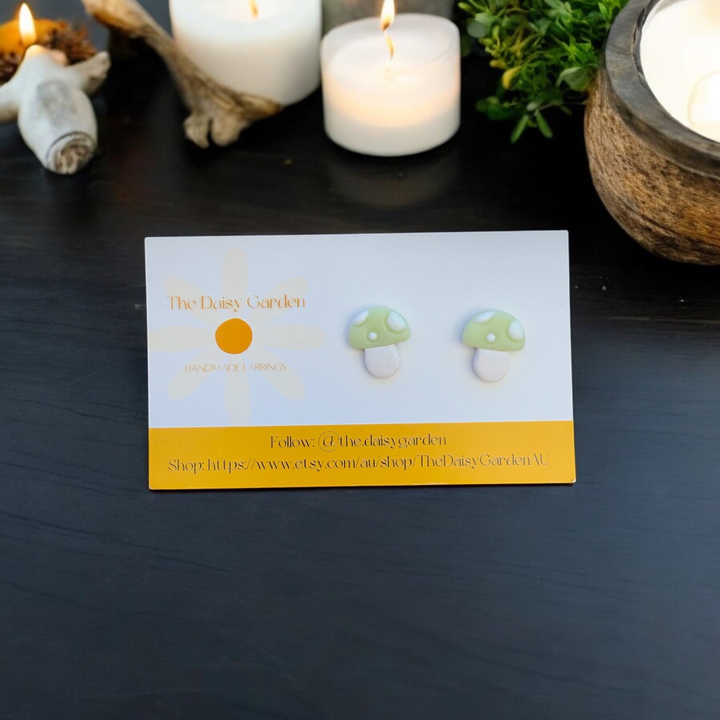 Glow in the Dark Mushy Studs