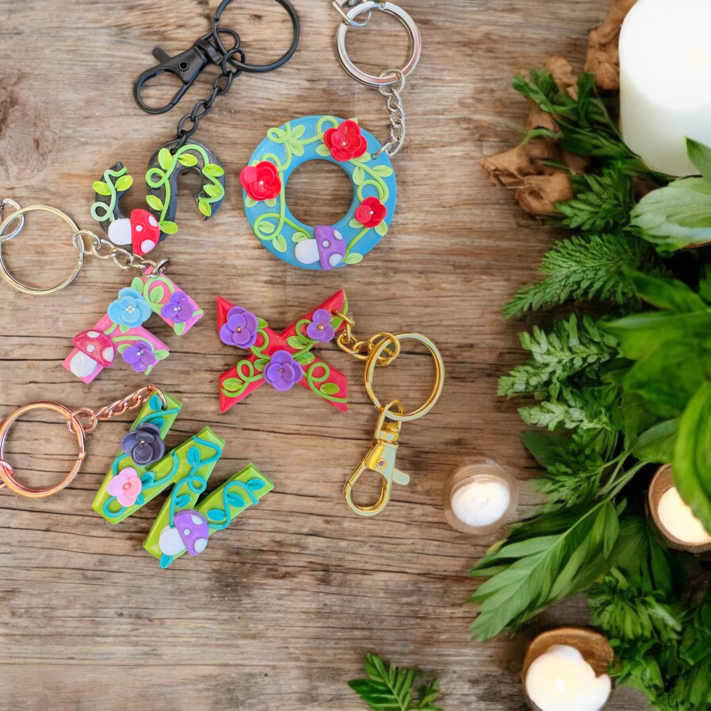 Personalised Initial Key Ring