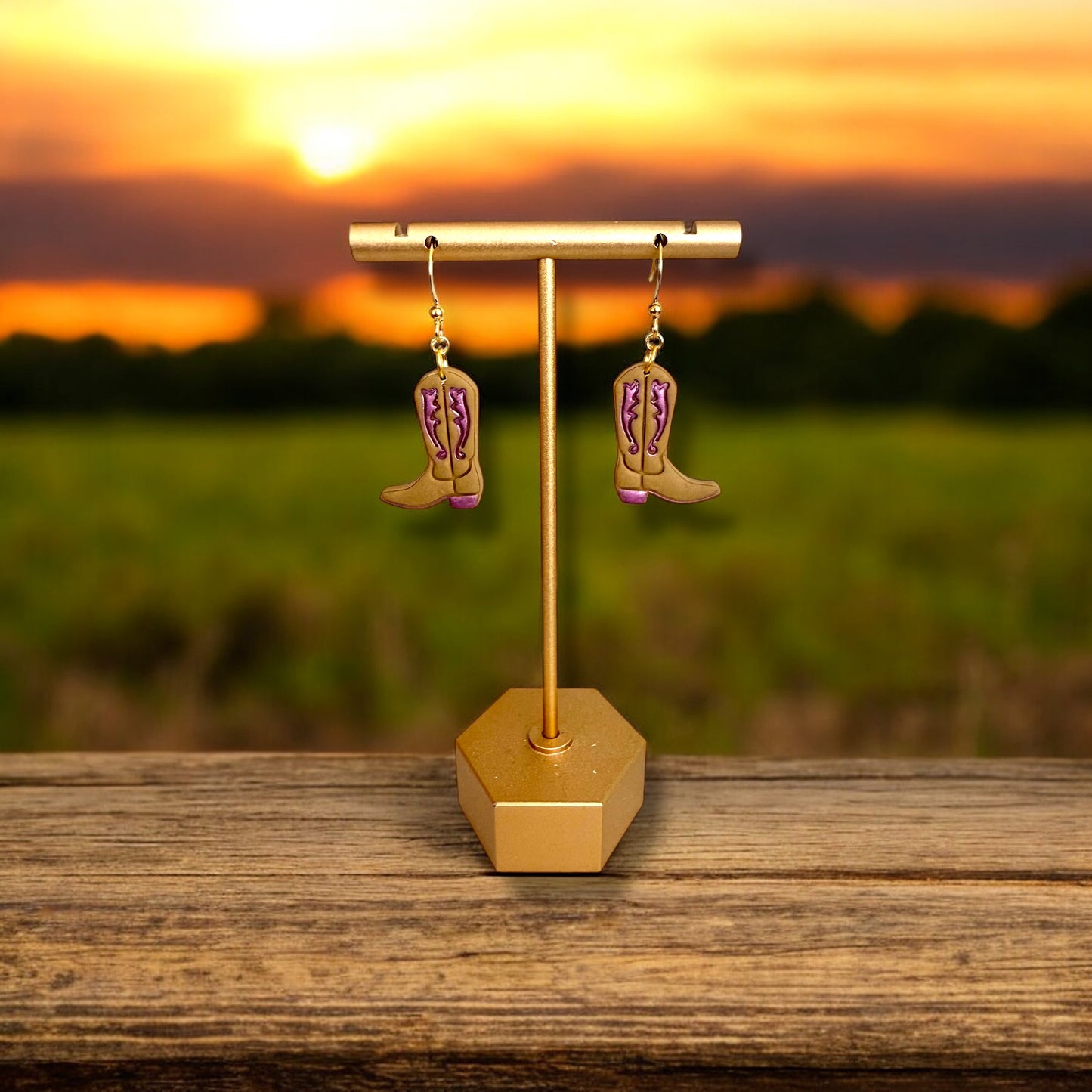 Cowboy Boots Mirrored Clay Cutter Set