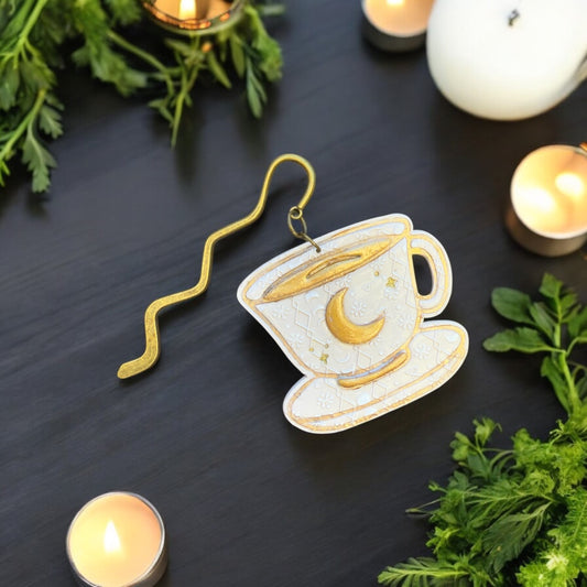 Moons and Magic Teacup Bookmark